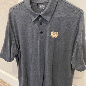 Notre Dame men polo, size L